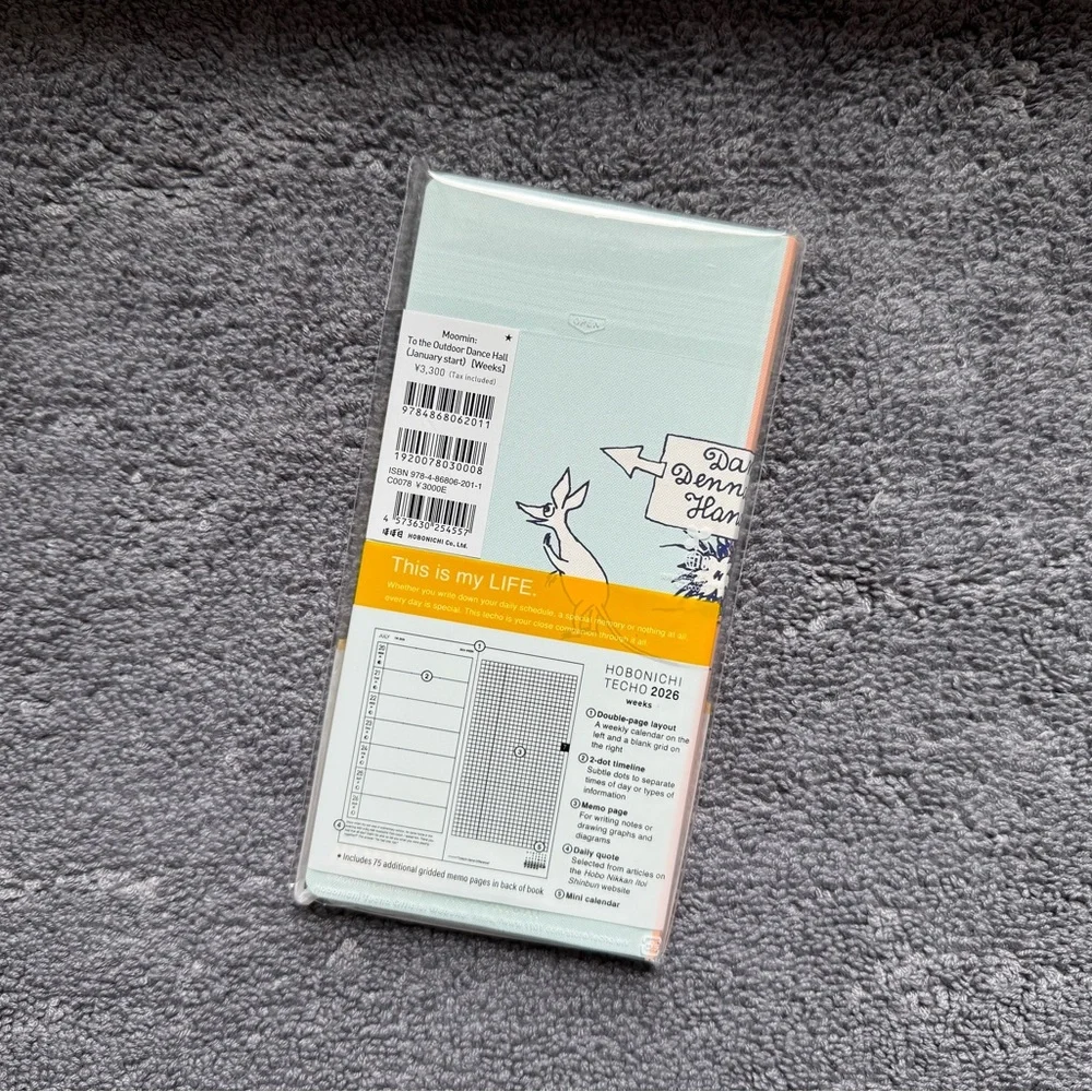 Hobonichi Techo Weeks 2026 ( To the Outdoor Dance Hall, Moomin)